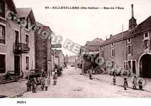 Ville de AILLEVILLERSETLYAUMONT, carte postale ancienne