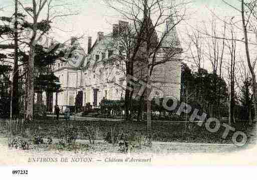 Ville de AVRICOURT, carte postale ancienne