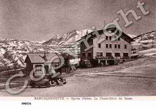 Ville de BARCELONNETTE, carte postale ancienne