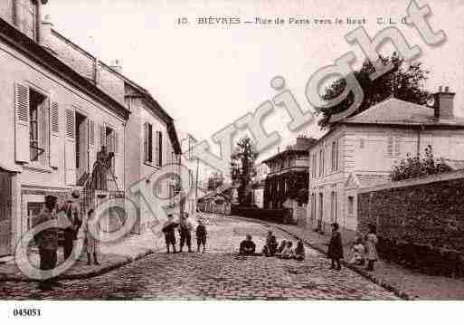 Ville de BIEVRES, carte postale ancienne