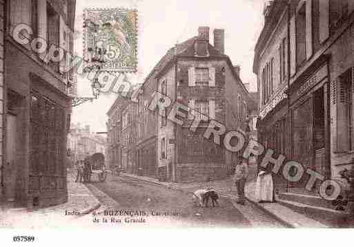 Ville de BUZANCAIS, carte postale ancienne