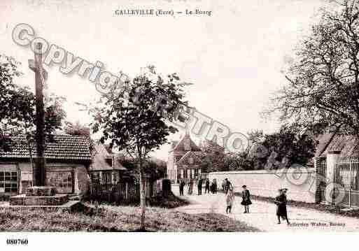 Ville de CALLEVILLE, carte postale ancienne