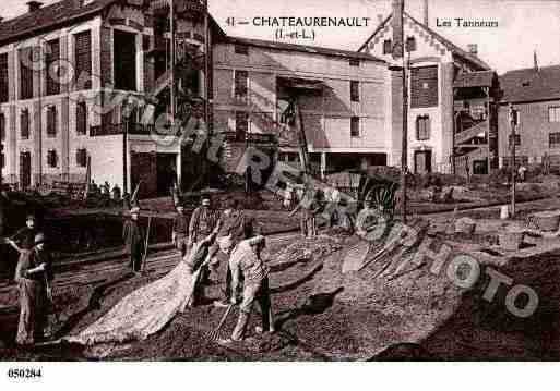 Ville de CHATEAURENAULT, carte postale ancienne