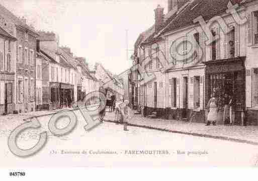 Ville de FAREMOUTIERS, carte postale ancienne