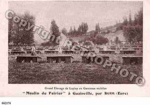 Ville de GUAINVILLE, carte postale ancienne