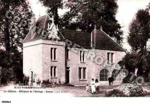 Ville de MAUVILLY, carte postale ancienne