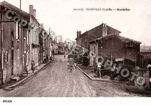 Ville de MOINEVILLE, carte postale ancienne