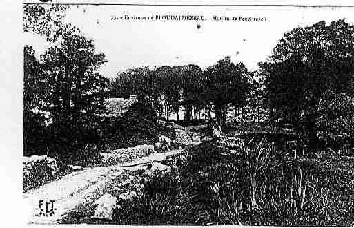 Ville de PLOUDALMEZEAU, carte postale ancienne