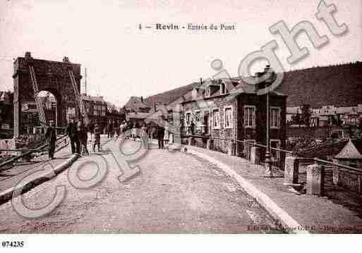 Ville de REVIN, carte postale ancienne