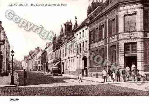 Ville de SAINTOMER, carte postale ancienne