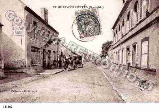 Ville de THOURYFEROTTES, carte postale ancienne