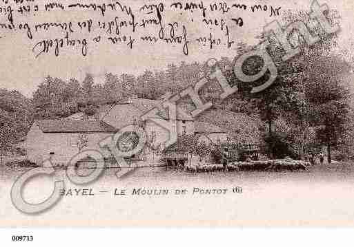 Ville de BAYEL, carte postale ancienne