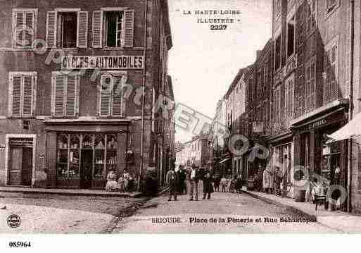 Ville de BRIOUDE, carte postale ancienne