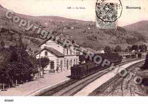 Ville de BUSSANG, carte postale ancienne