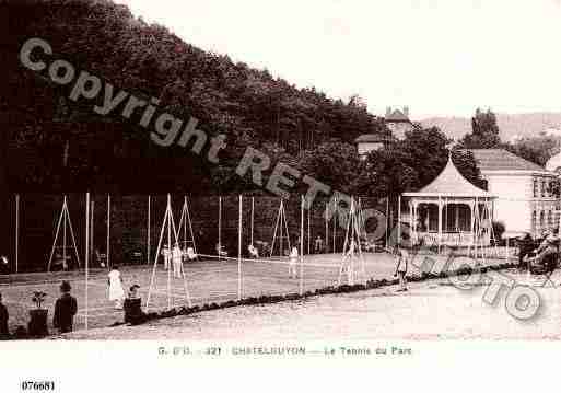 Ville de CHATELGUYON, carte postale ancienne