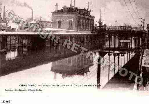 Ville de CHOISYLEROI, carte postale ancienne