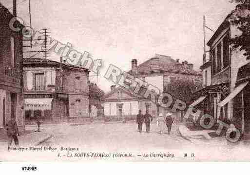 Ville de FLOIRAC, carte postale ancienne