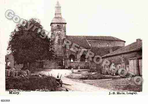 Ville de MAIRYMAINVILLE, carte postale ancienne