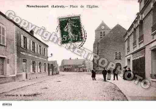 Ville de MANCHECOURT, carte postale ancienne