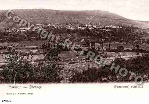 Ville de MARANGESILVANGE, carte postale ancienne