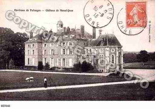 Ville de MENILJEAN, carte postale ancienne