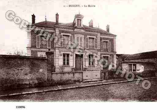 Ville de MOIGNYSURECOLE, carte postale ancienne