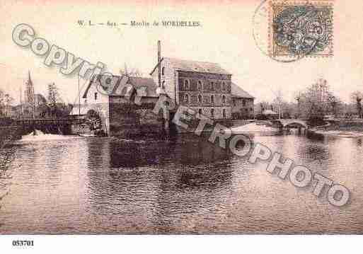 Ville de MORDELLES, carte postale ancienne