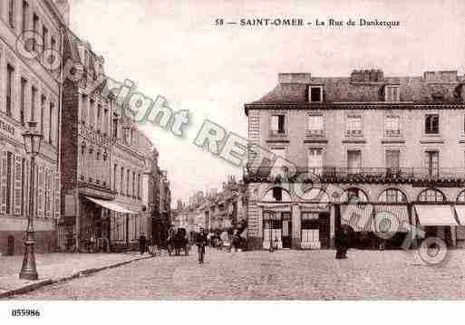 Ville de SAINTOMER, carte postale ancienne