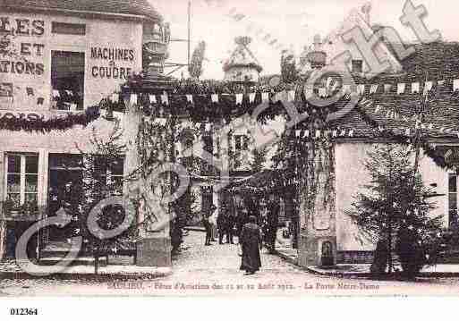 Ville de SAULIEU, carte postale ancienne