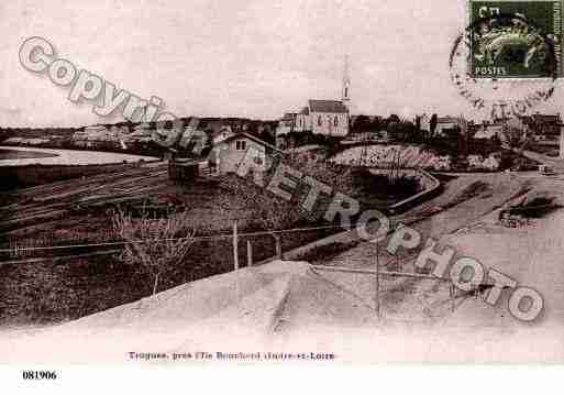 Ville de TROGUES, carte postale ancienne