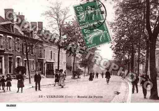 Ville de VIERZON, carte postale ancienne