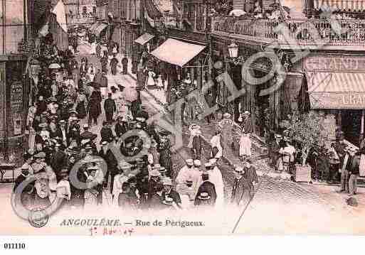 Ville de ANGOULEME, carte postale ancienne
