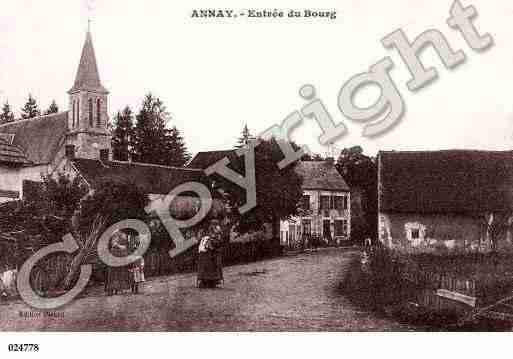 Ville de ANNAY, carte postale ancienne