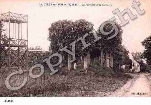 Ville de CELLESURMORIN(LA), carte postale ancienne