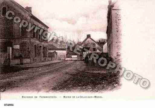 Ville de CELLESURMORIN(LA), carte postale ancienne