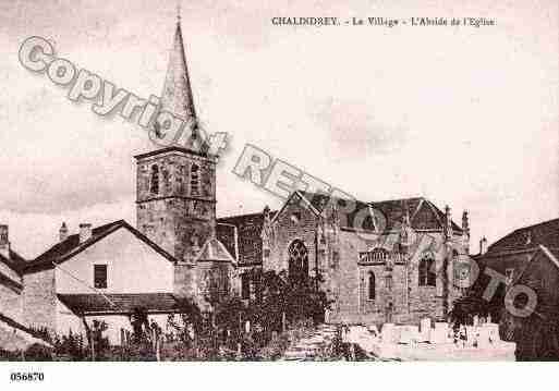 Ville de CHALINDREY, carte postale ancienne