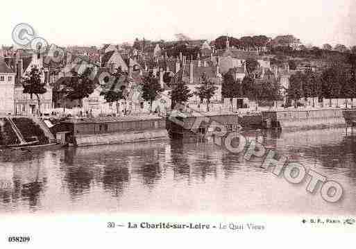 Ville de CHARITESURLOIRE(LA), carte postale ancienne