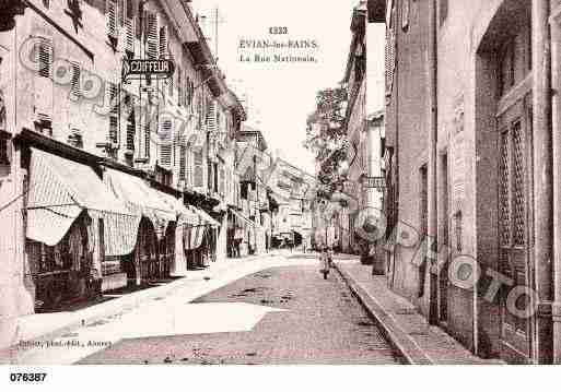 Ville de EVIANLESBAINS, carte postale ancienne