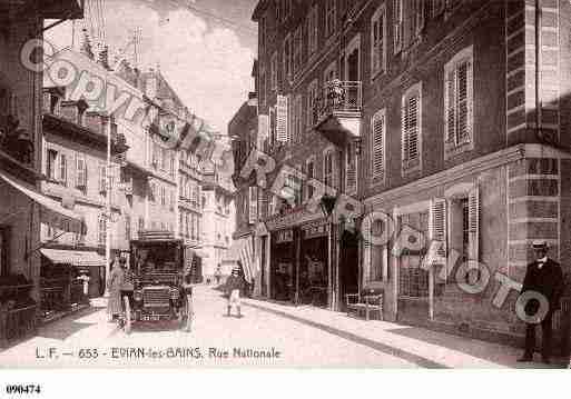 Ville de EVIANLESBAINS, carte postale ancienne