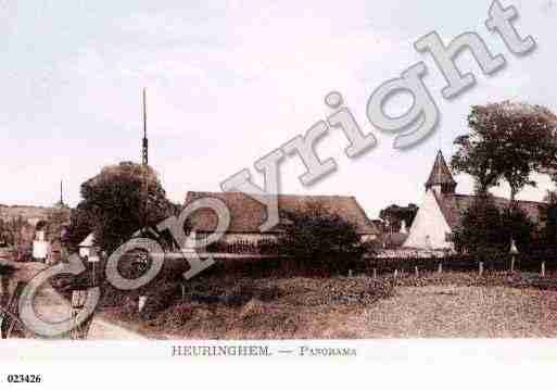 Ville de HEURINGHEM, carte postale ancienne