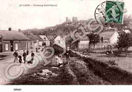 Ville de LAON, carte postale ancienne