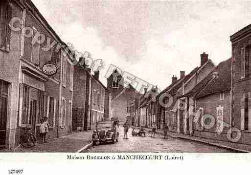 Ville de MANCHECOURT, carte postale ancienne