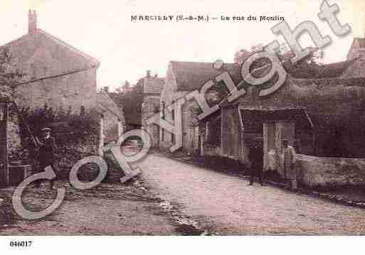 Ville de MARCILLY, carte postale ancienne