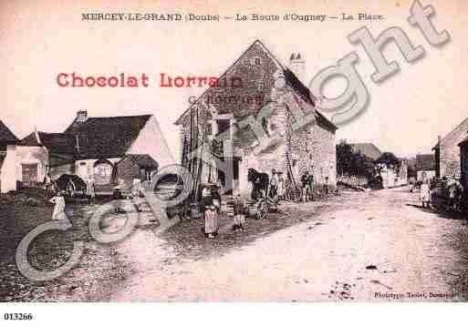 Ville de MERCEYLEGRAND, carte postale ancienne