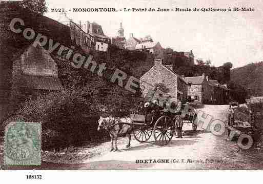 Ville de MONCONTOUR, carte postale ancienne