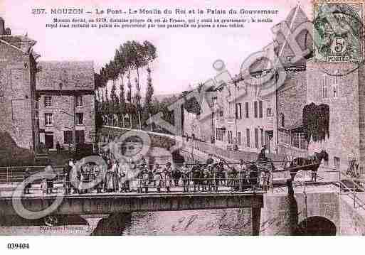 Ville de MOUZON, carte postale ancienne