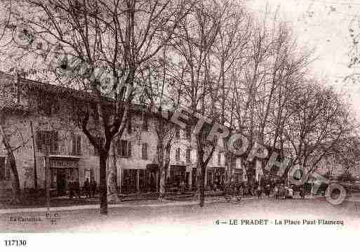 Ville de PRADET(LE), carte postale ancienne