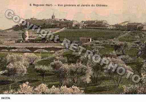 Ville de REGUSSE, carte postale ancienne