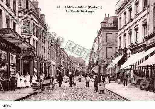 Ville de SAINTOMER, carte postale ancienne