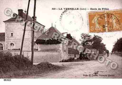 Ville de VERNELLE(LA), carte postale ancienne